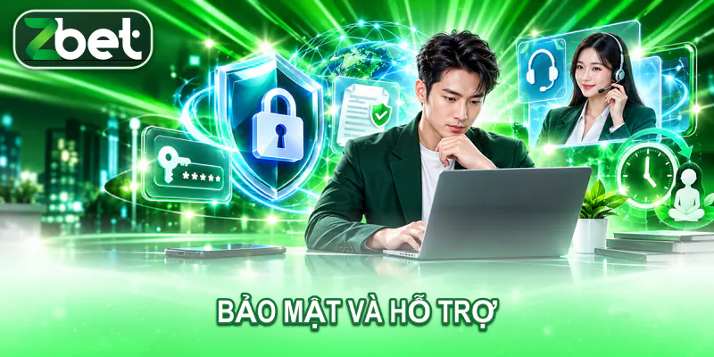 bao mat ho tro zbet Bảo vệ tài khoản giao dịch và liên hệ hỗ trợ ZBET