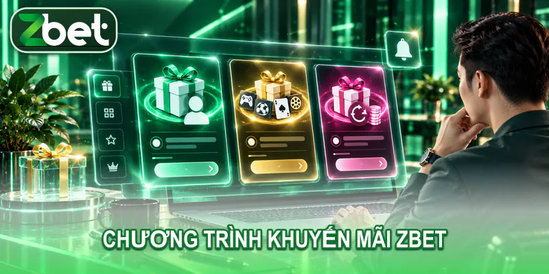 chuong trinh khuyen mai zbet Người dùng trưởng thành xem các nhóm ưu đãi trên giao diện khuyến mãi ZBET
