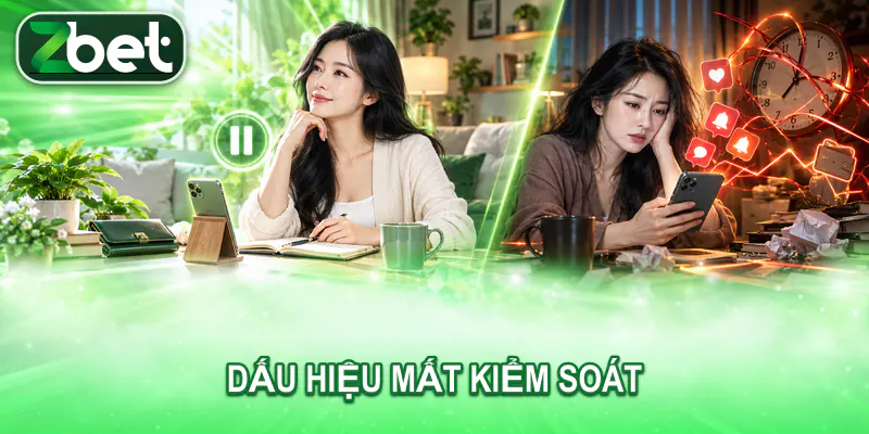 dau hieu mat kiem soat Cùng một người trưởng thành trong trạng thái bình tĩnh và trạng thái mệt mỏi vì thông báo liên tục