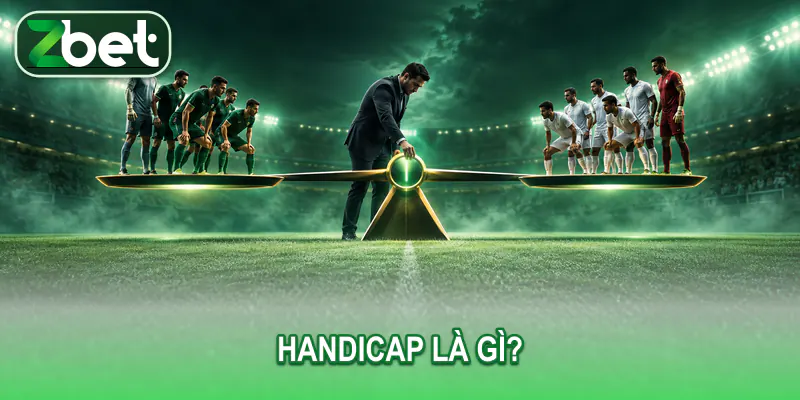 Hai đội bóng được cân bằng bằng một vạch handicap