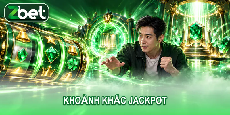 khoanh khac jackpot zbet Nam người chơi trưởng thành theo dõi reel dừng và cổng bonus mở ra