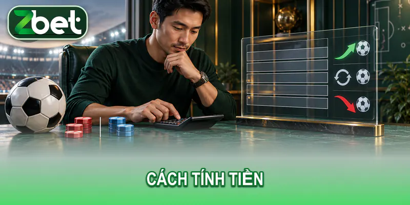 Người chơi trưởng thành tính tiền thắng thua bằng máy tính