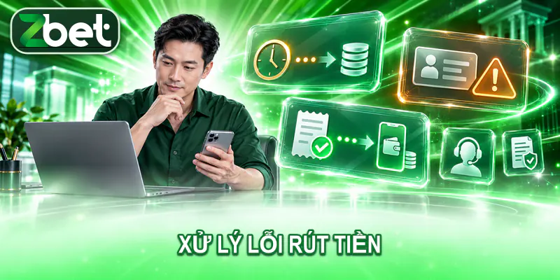 Xử lý lỗi rút tiền ZBET Người dùng kiểm tra lệnh rút tiền ZBET đang chờ hoặc bị từ chối